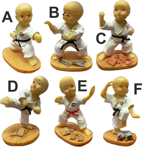 Martial Arts Figurines (Box Set of 6)