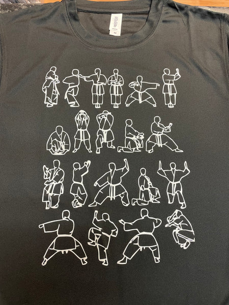 KARATE KATA T-Shirts - (Sports Fabric)