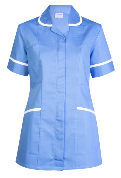 Ladies Premium Tunic HOSPITAL BLUE (MEDIUM - Ladies size 12)