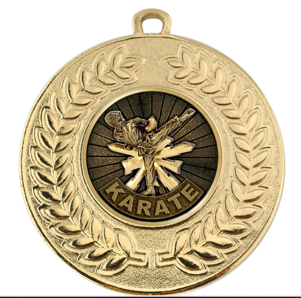 Customised Metallic Medals - NEW - includes Ribbon (50mm)