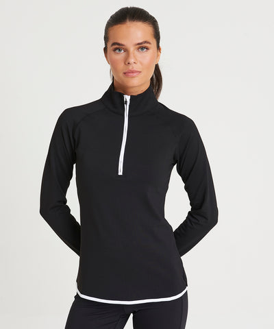 JC036 Womens Cool half zip jacket