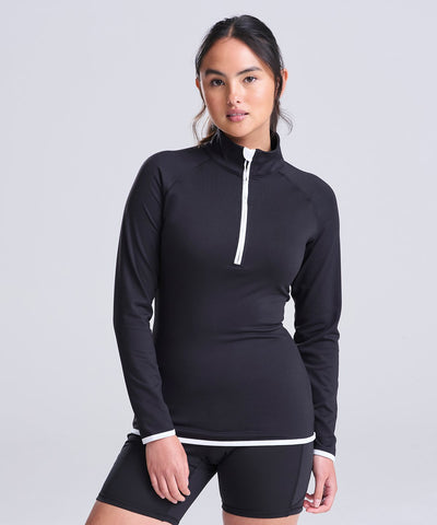 Cool 1/2 Zip Sports Sweatshirt (Ladies) - JC036