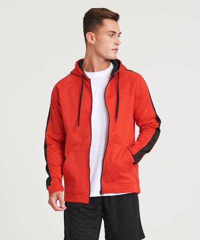 Sports Polyester Zip Up Hoodie (zoodie) ~ JH066