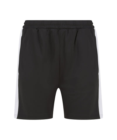 Finden + Hales Knitted Shorts BLACK/WHITE PIPING XSMALL