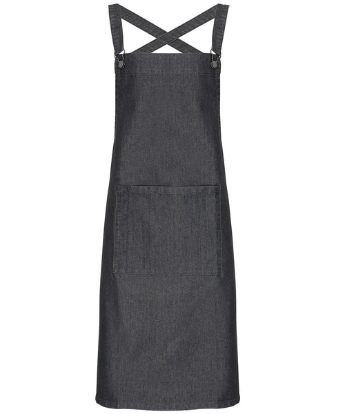 Cross back 'barista' bib apron ~ PR129