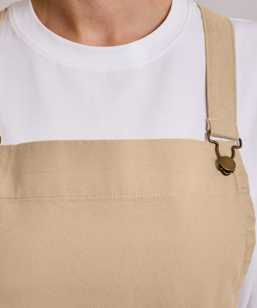 Cross back 'barista' bib apron ~ PR129