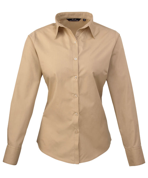 Ladies Long Sleeve Shirts - Premier ~ PR300