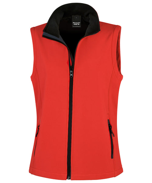 Women's Printable softshell bodywarmer - R232F