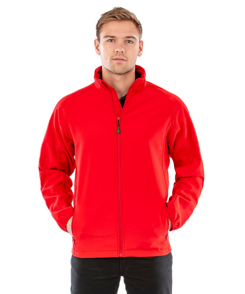 Men's recycled 2-layer printable softshell jacket by Result ~ R901M