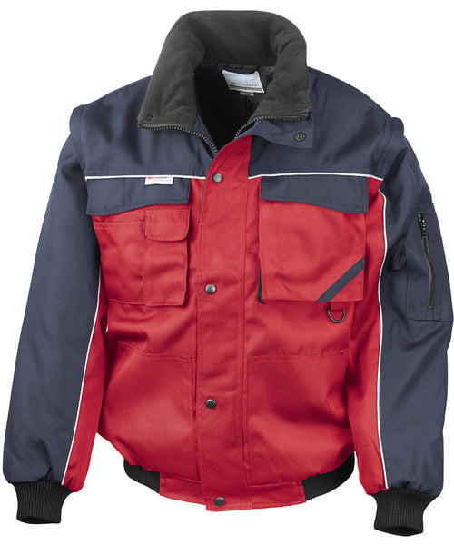 Work-Guard Heavy-Duty Pilot Jacket zip sleeve ~ RE71A