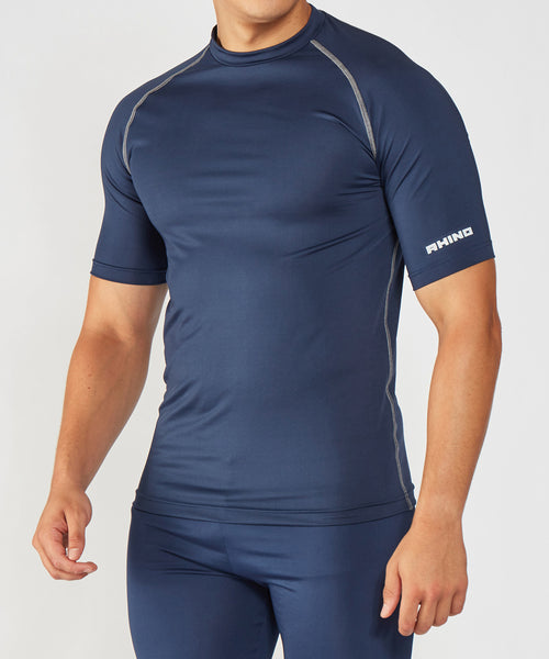 Mens Short Sleeve Rash Guards (Baselayers) - RH002