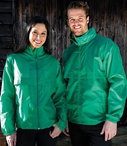 Lightweight Rain Jacket KELLY GREEN small - CLEARANCE