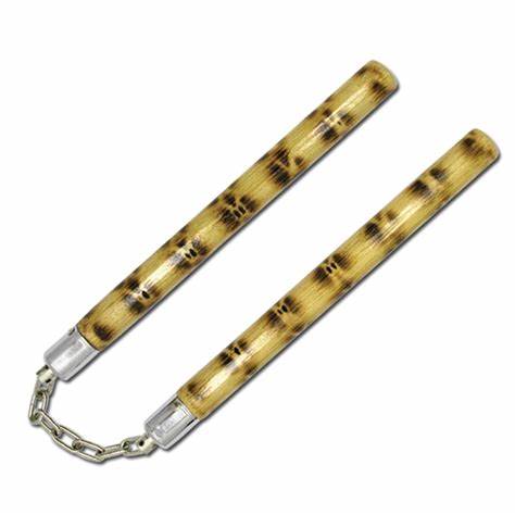 Rattan Nunchaku 12" with Chain