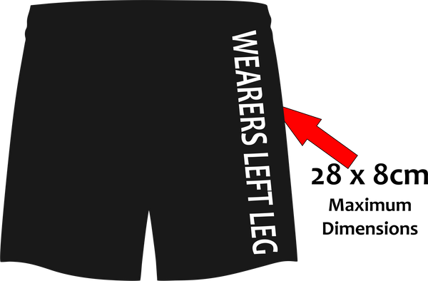 Trousers & Shorts Personalisation Option