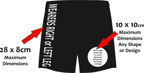 Trousers & Shorts Personalisation Option