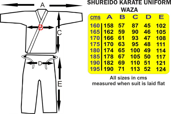 NEW: SHUREIDO WAZA KARATE GI - WKF APPROVED