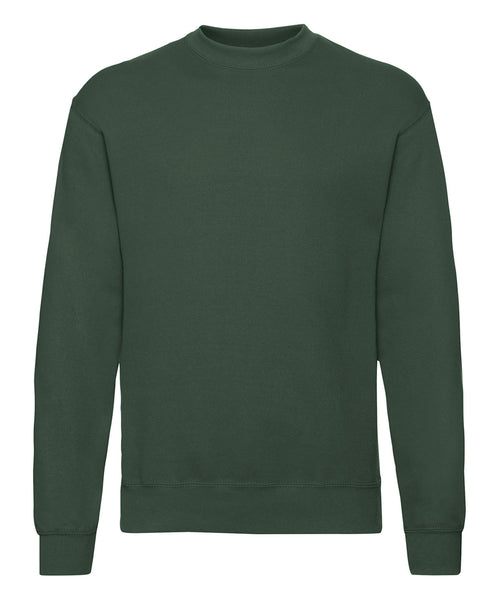 Adult's Sweatshirts (Fruit of the Loom) ~ BOTTLE GREEN Medium
