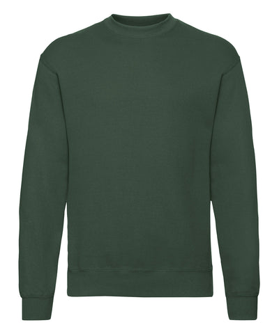 Adult's Sweatshirts (Fruit of the Loom) ~ BOTTLE GREEN Medium