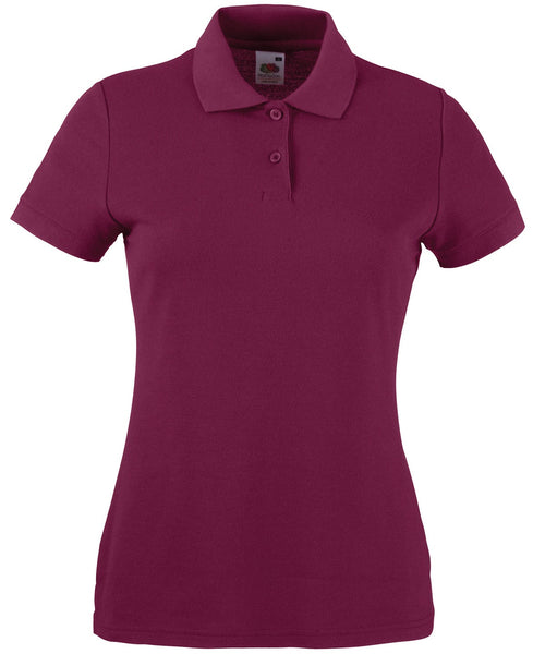 Women's 65/35 polo ~ SS212 (Fruit of the Loom)