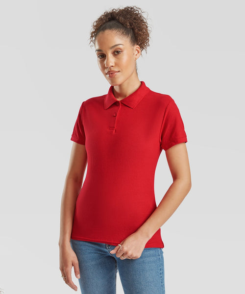 Women's 65/35 polo ~ SS212 (Fruit of the Loom)