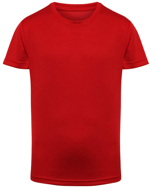 Kids TriDri® SPORTS t-shirts - RED 5/6yrs (CLEARANCE)