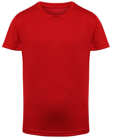 Kids TriDri® SPORTS t-shirts - RED 5/6yrs (CLEARANCE)