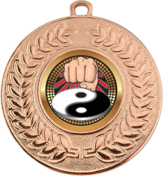 Customised Metallic Medals - NEW - includes Ribbon (50mm)