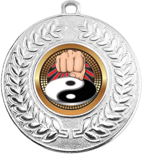 Customised Metallic Medals - NEW - includes Ribbon (50mm)