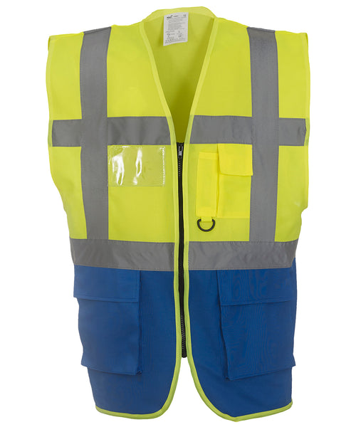 Multi-functional executive hi-vis waistcoat ~ YK002 - 26 COLOURS