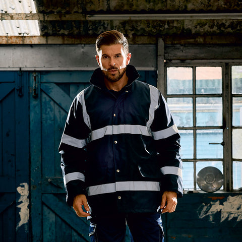 Hi-vis Security Jacket - by Yoko ~ YK046