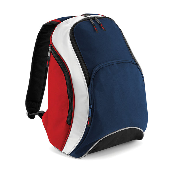 Teamwear Back Pack with contrasting stripes ~ BG571