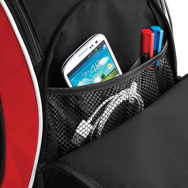 Teamwear Back Pack with contrasting stripes ~ BG571