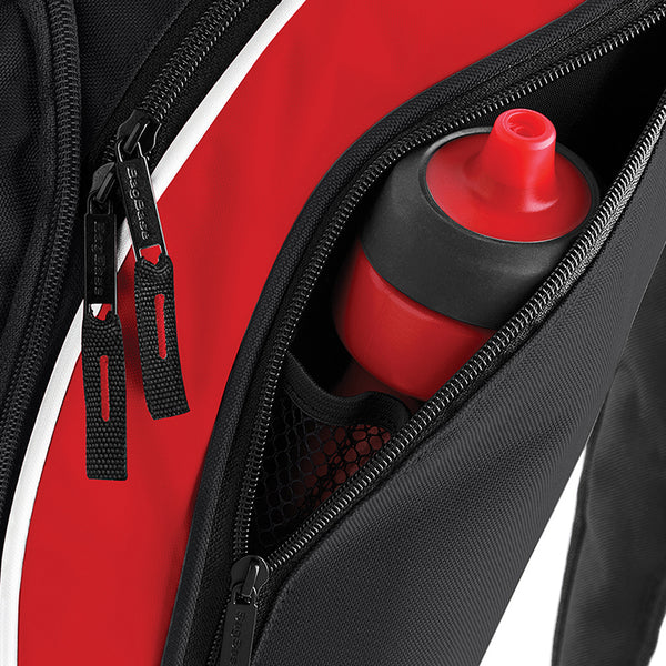 Teamwear Back Pack with contrasting stripes ~ BG571