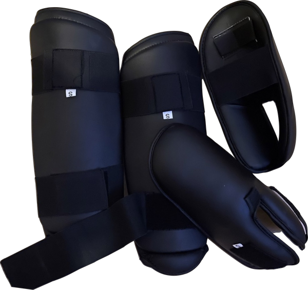 Semi-Contact Foot & Shin Pads - Black