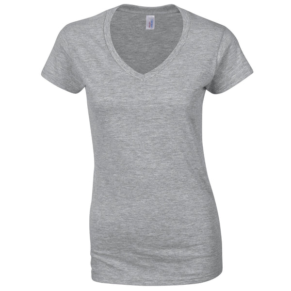 Ladies T-Shirts V-NECK (Gildan) ~ GD078