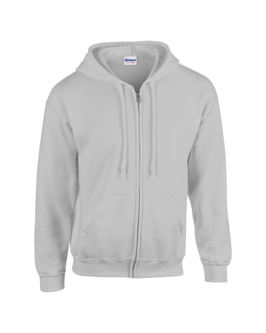 Heavy Blend™ Full Zip Hooded Sweatshirt - SPORT GREY - CLEARANCE