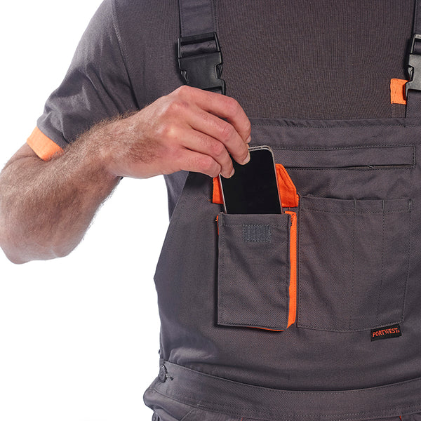 Contrast bib and brace (TX12) - by Portwest - PW050