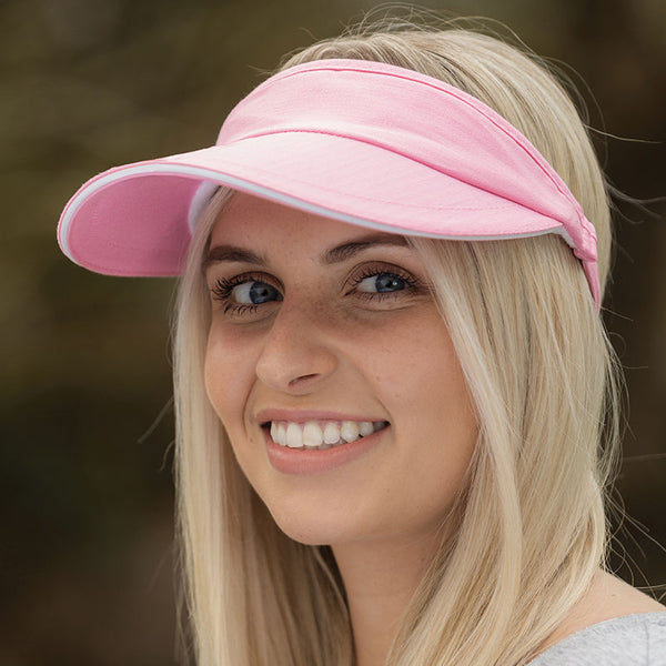 Herringbone sun visor with sandwich peak - RC48X