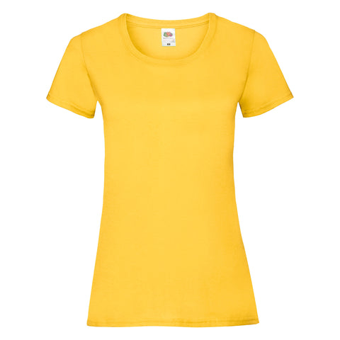 Womens Valueweight T-shirt - 2XL SUNFLOWER (Fruit of the Loom)