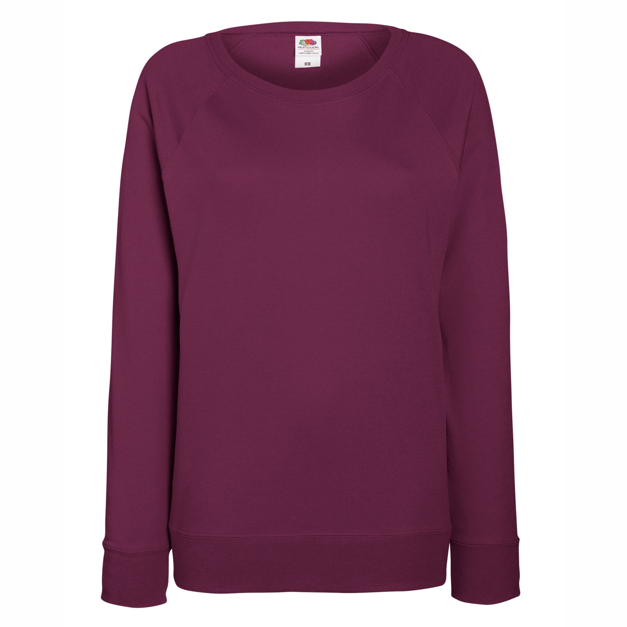 Fruit Of The Loom Men's Raglan Sweatshirt - Cotton Blend, 3-Color Sleeve Design, Casual Pullover, Various Sizes