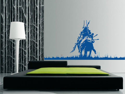 samurai wall art sticker