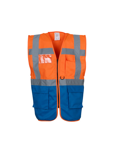 Multi-functional executive hi-vis waistcoat ~ YK002 - 26 COLOURS