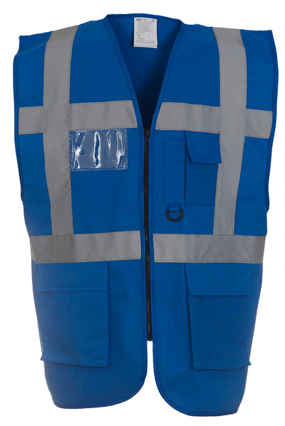Multi-functional executive hi-vis waistcoat ~ YK002 - 26 COLOURS