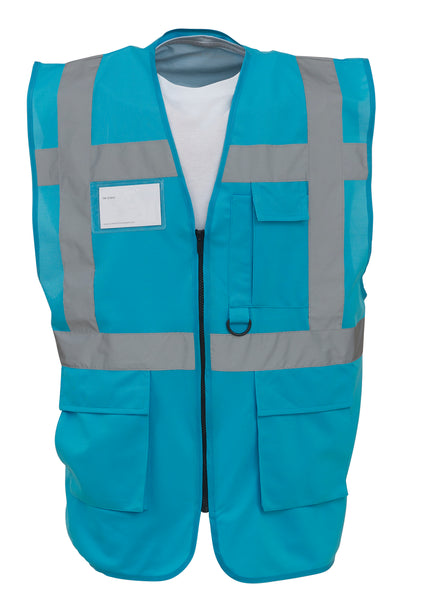 Multi-functional executive hi-vis waistcoat ~ YK002 - 26 COLOURS