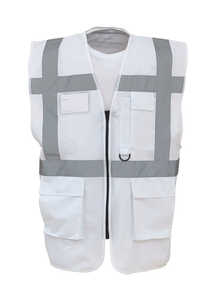 Multi-functional executive hi-vis waistcoat ~ YK002 - 26 COLOURS