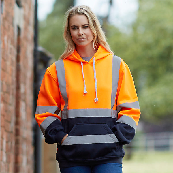 hi vis pullover hoodies YK032