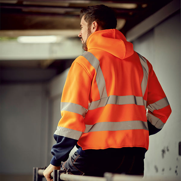 Hi-vis pull-over hoodie (YK032) by Yoko