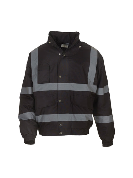 Hi Viz Bomber Jackets BLACK XLARGE - ONE LEFT IN STOCK!!