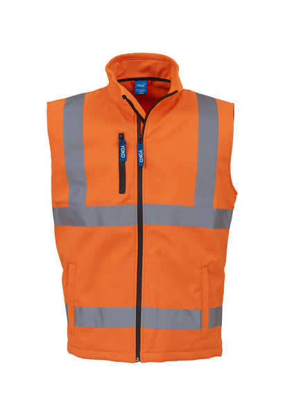 Hi-Vis Softshell Gilet (Hi-Viz Body Warmer) - YK050