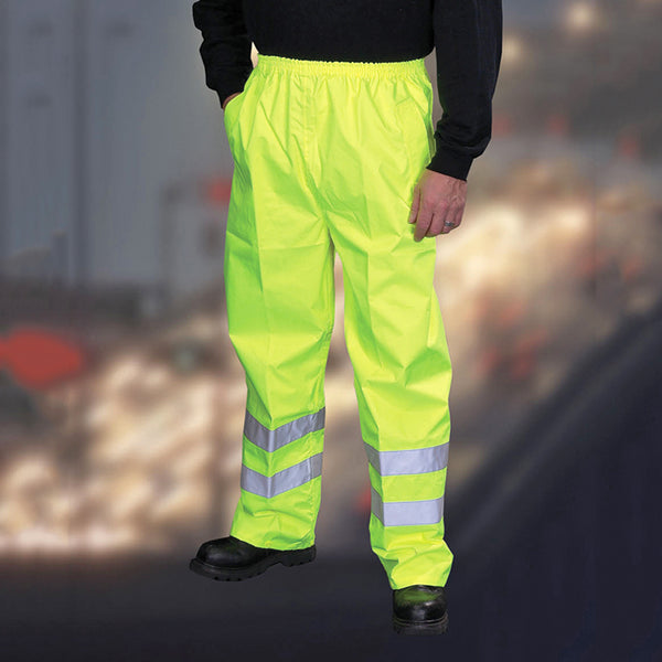 Hi-vis Waterproof Over Trousers by Yoko -YK070
